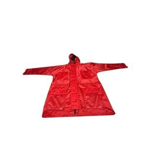 "AVID" Heavy Duty‎ Red Jacket Emergency Windbreaker Water Resistant SZ XL Mens
